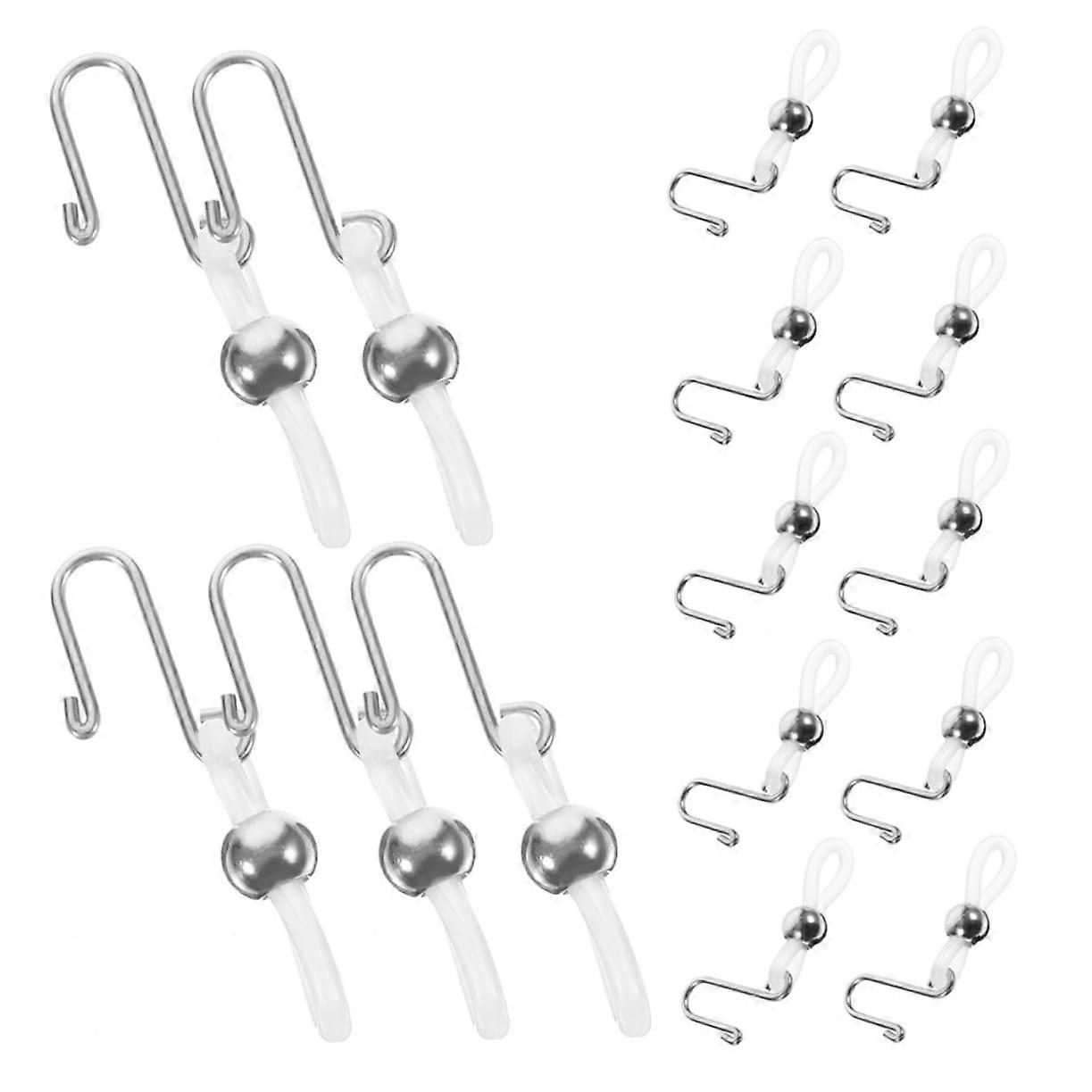 20Piece Zipper Pull Set with Zipper Attachment and Metal Beads for Jeans Zippers, Practical Zipper Accessories