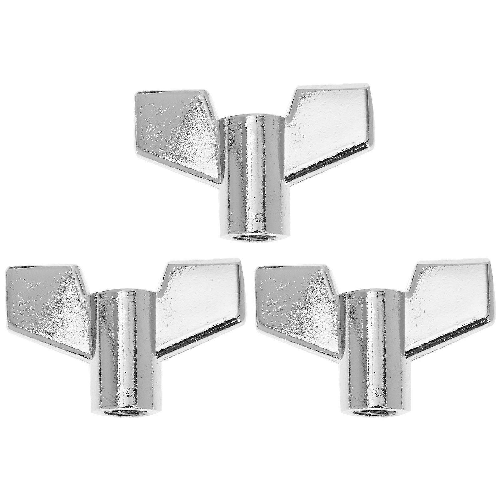 Cymbal Wing Nut Screw Professional Alloy Drum Nuts for Drum Playing Beginners 4x2.5cm 3Pcs