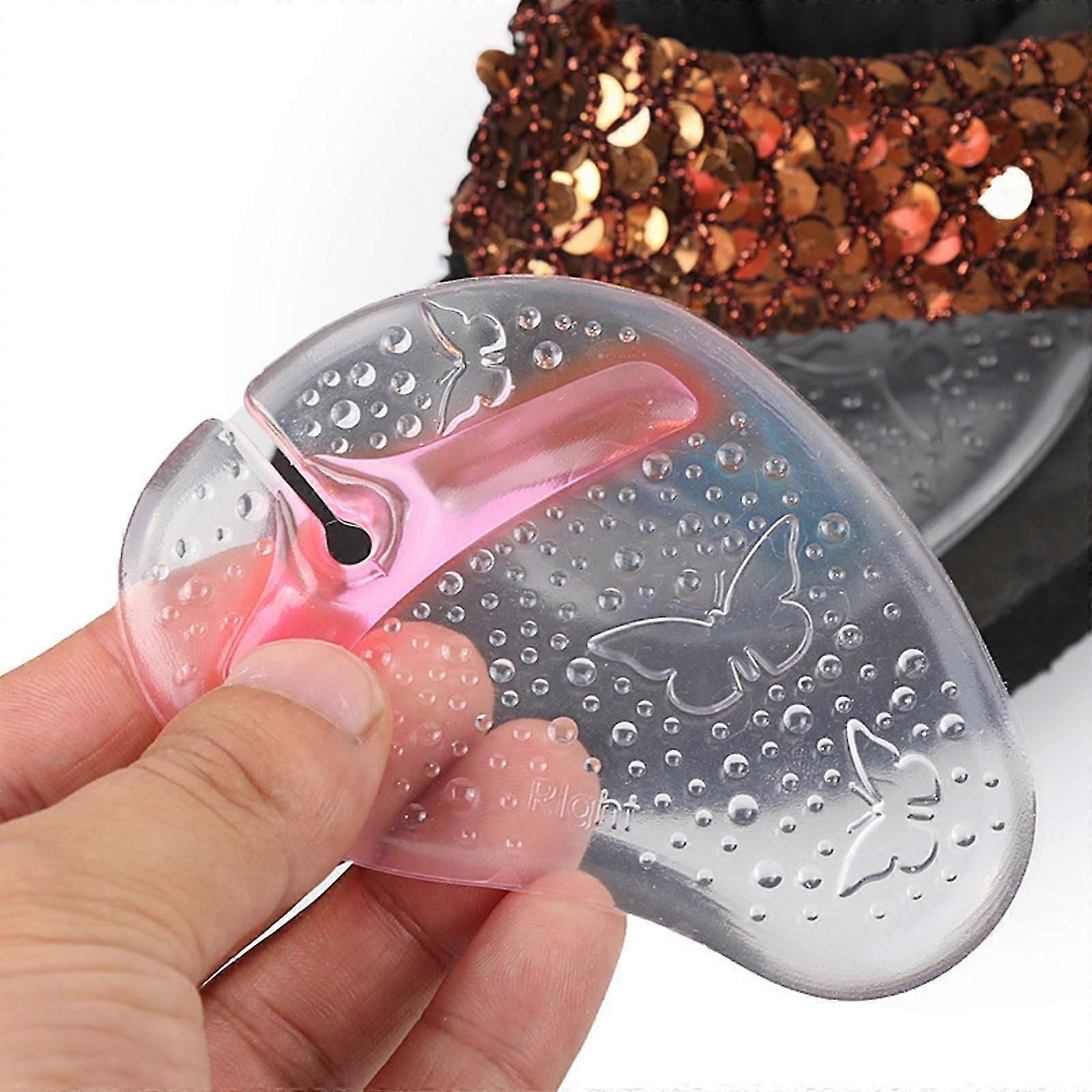 3 Pairs Gel Metatarsal Pads For Thong Forefoot Cushion Inserts Foot Pads Non Slip Shoe Cushion