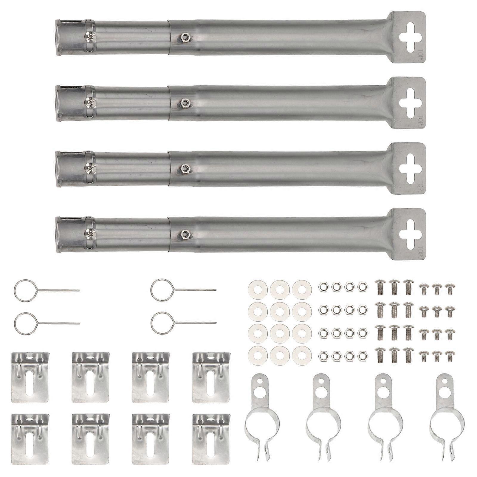 Adjustable Gas Grill Tube Burner Set for Home BBQ Ovens – High Temperature & Corrosion Resistant, Easy to Clean and Carry Replacement Part