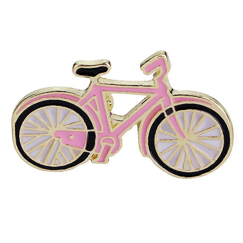 Pin Badge Brooch Elegant Metal Accessories Pink 3.2 x 2 x 1 cm Valentine's Day Wardrobe Essential 1Pack