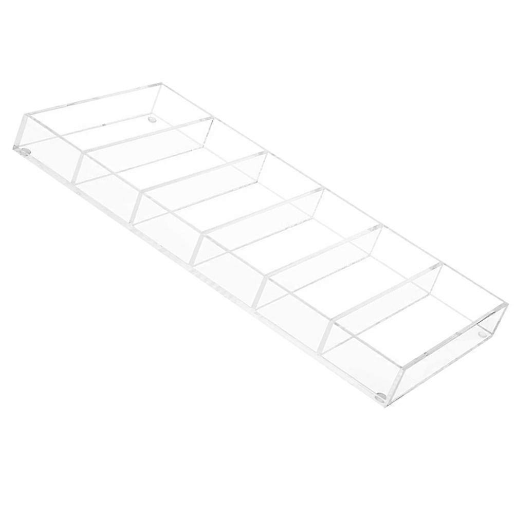 Clear Acrylic Eyewear Tray with Compartments – Sunglasses Organizer Display Case for Glasses Storage and Collection – Eyewear Holder for Home and