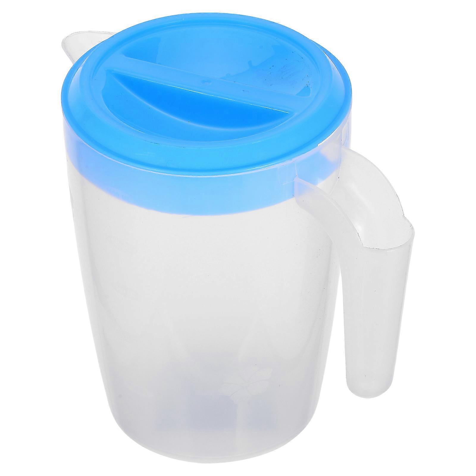 MultiColored Reusable PP Water Pitcher with Lid for Drinking Suitable for Home Office Portable and 0.8L