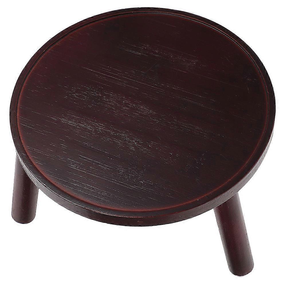 Wooden Planter Pedestal for Flowerpot 1 Set Decorative Plant Display Stand Household Floor Stool