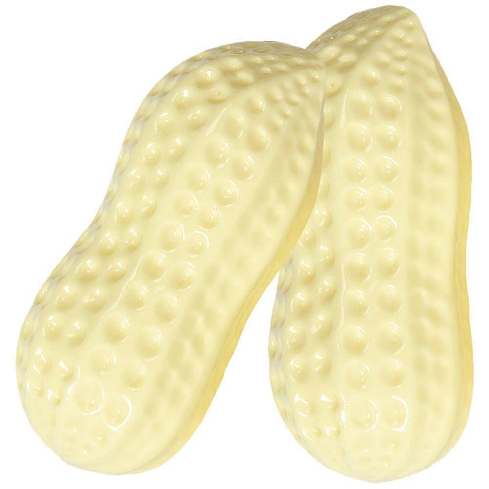 Puppy Toys for Small Dogs Made of Safe TPR Material Beige Color Simulation 2pcs
