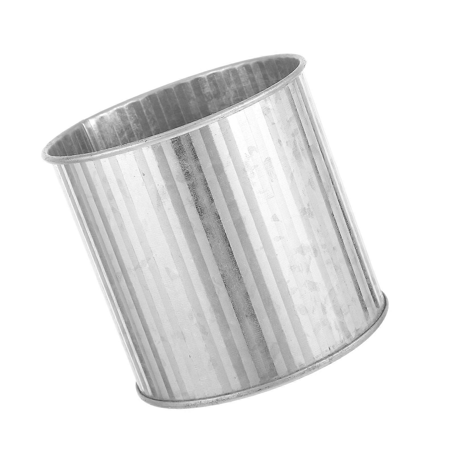 Rustic Planters Iron Bucket Metal Flower Pots Suitable For Home Decor And Garden Use 1Pack