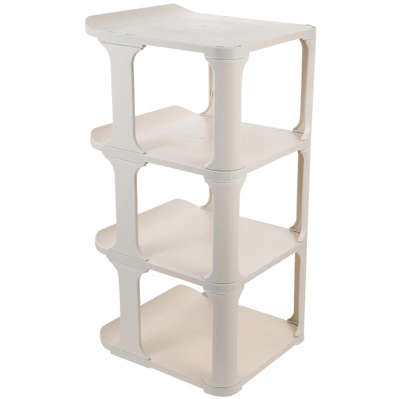 Household Shoes Rack Entryway Multi-layer Storage Space Optimization Narrow Design 1Set