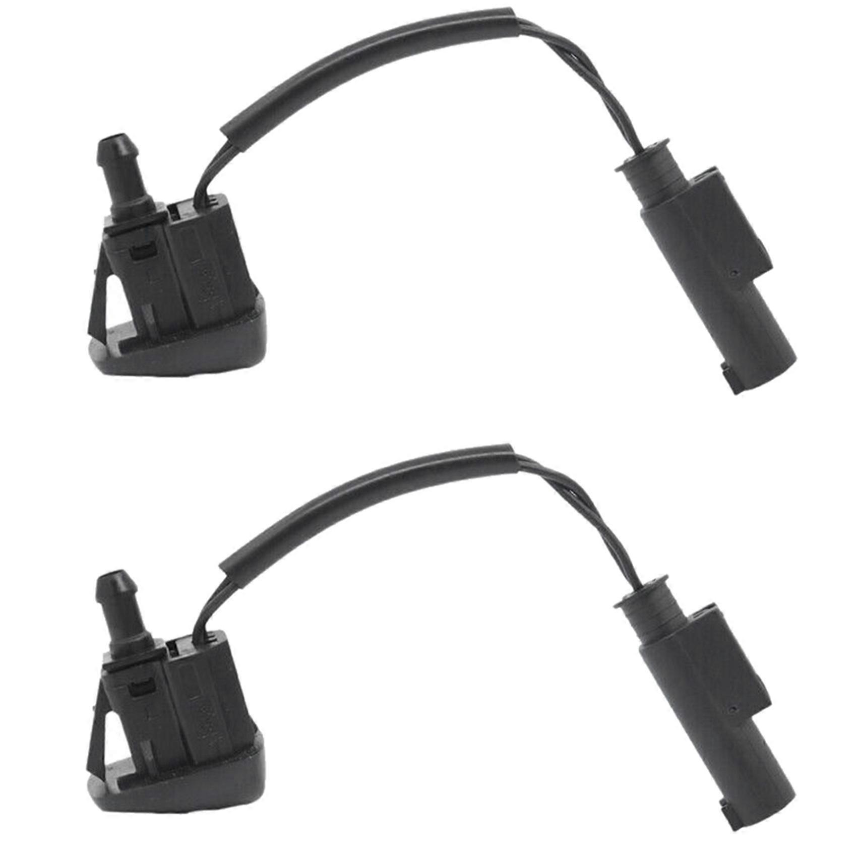 2X pare-brise Lave-glace chauffant Pulvérisateur Buse Jet 61667046060 pour - 5 Série E60 E61 2004-2010 525I 528