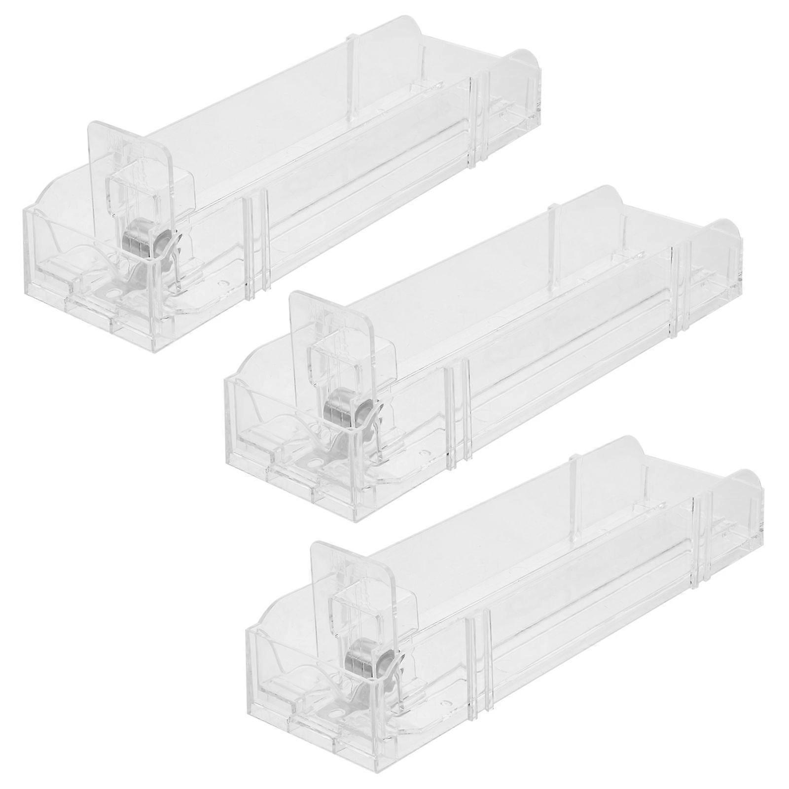 3pcs Pratique Porte-cigarettes Rack Auto-push Porte-cigarette Poussoir à cigarettes