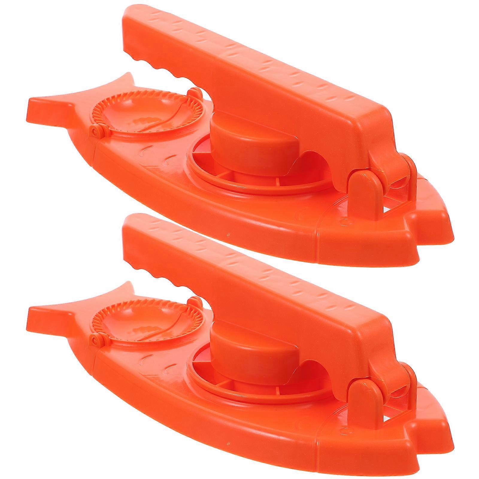 Ergonomic Handle Dumpling Molder Easy To Clean Up Children Crowd 23X13X8Cm Manual Dumpling Maker 2Pcs
