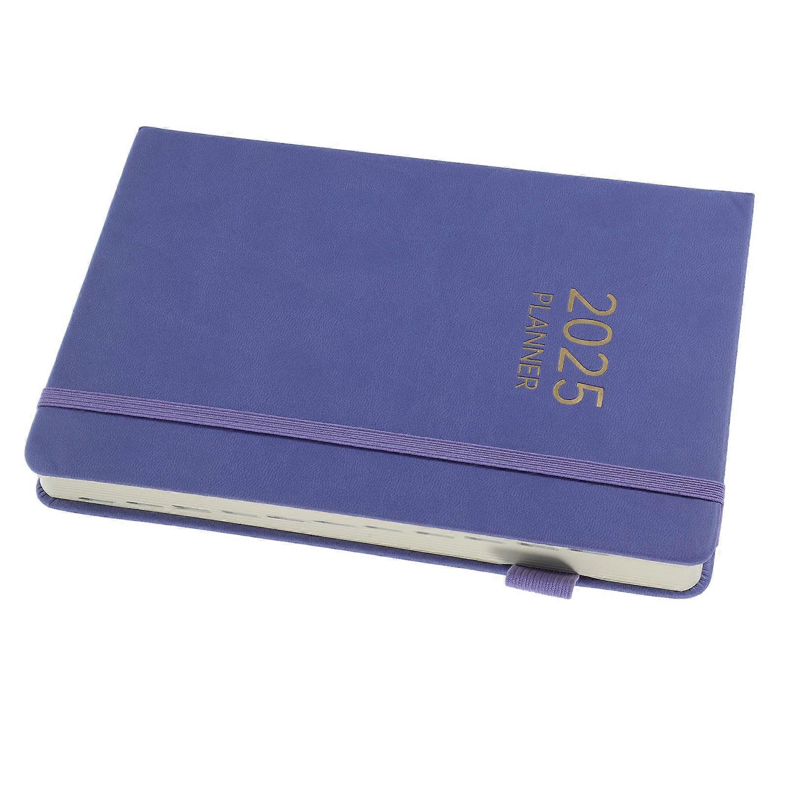 Purple Portable planner Book for Writing with Good Details and Fine Workmanship A5 Size