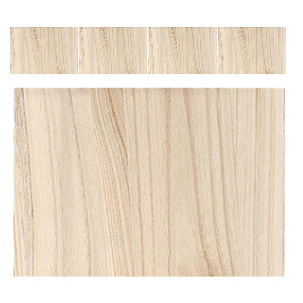 Wood Breaking Board for Taekwondo Use Light Brown Portable Training Tool for Beginners 5 Pieces