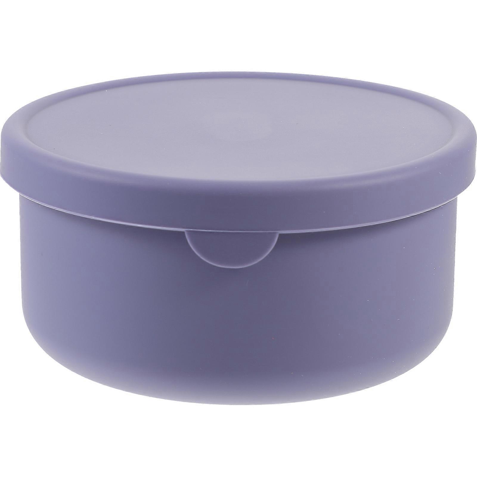 Blue Silicone Dough Bowl for Home Use Portable and Stackable with Good Sealing .9 Inches
