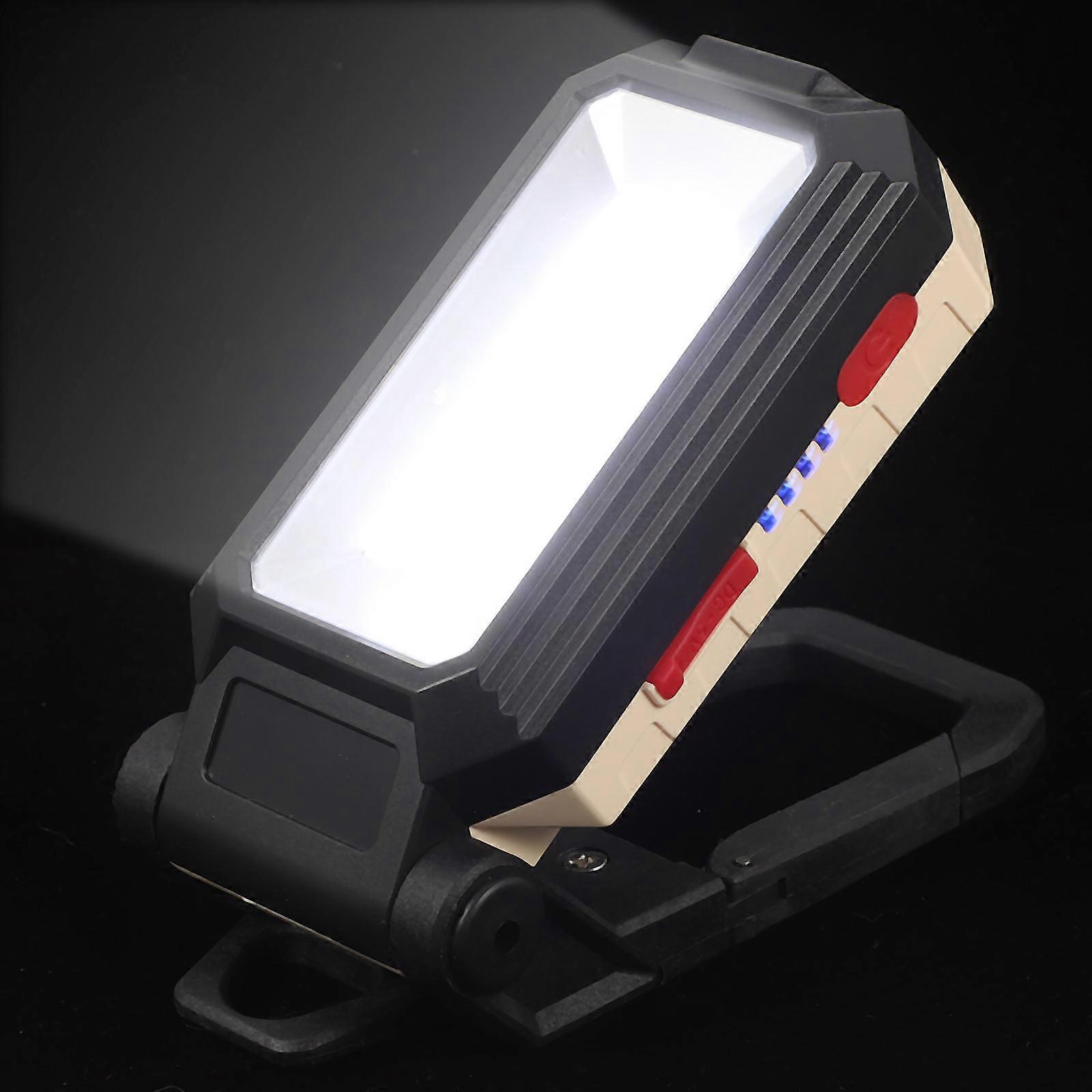 Magnetic Rechargeable LED Inspection Light for Mechanics, Portable Battery Lamp for Camping, Fishing, Emergencies, USB Charging, Compact Design