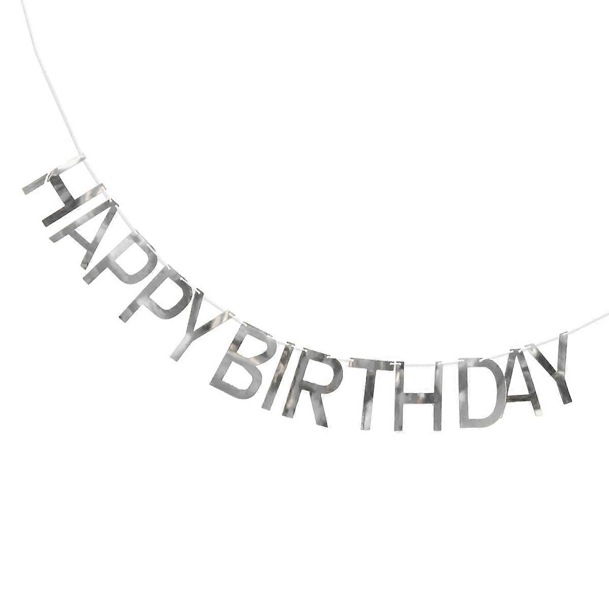 زينة عيد ميلاد راية حزب نمط الفضة آمنة 1 مجموعة