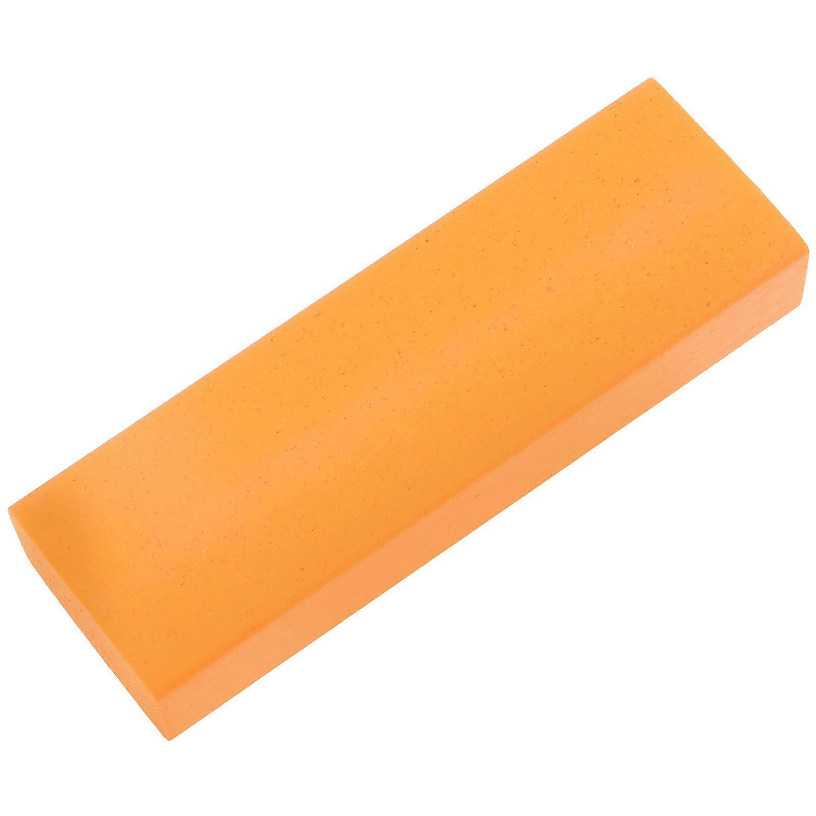 Rust Eraser for Cleaning Use Safe and Light Rubber Abradant Orange Multipurpose 7.5 x 3.2 x 1.8 inches