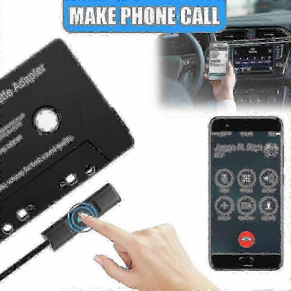 2025 Car Audio Bluetooth Cassette Receiver Tape Player Bluetooth 5.0 Cassette Aux Adapter - HZ