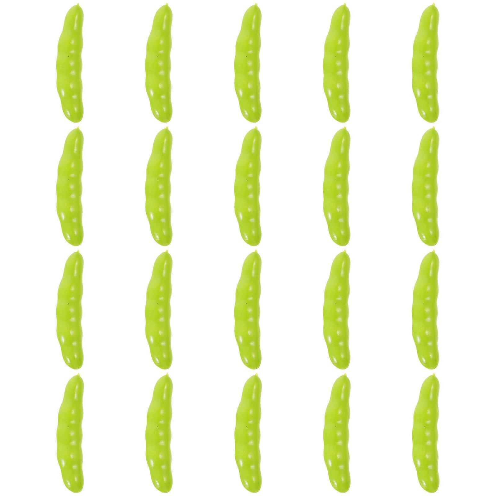 Artificial Bean Models 20Pcs Realistic Design Props For Preschool Education Suitable For Market Decoration