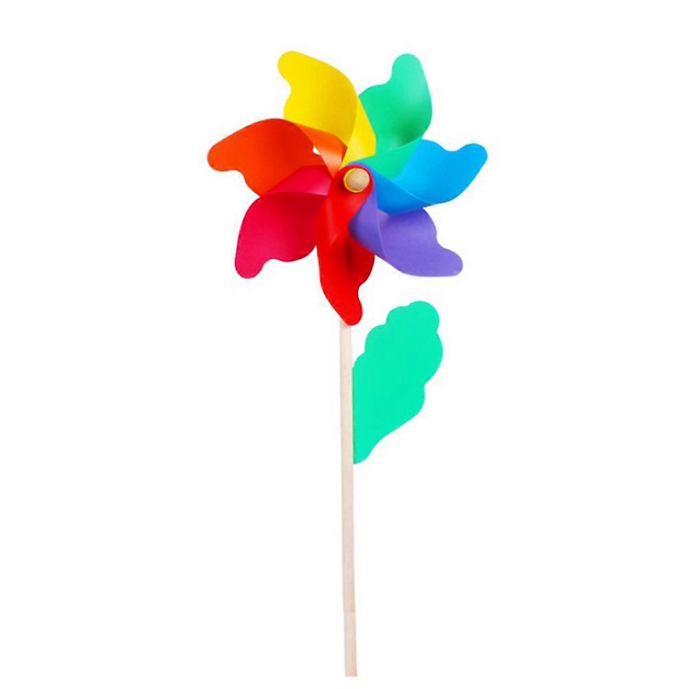Colorful Plastic Pinwheel Toy for Decorating with Durable Quality and Fun DIY Assembly Multi 8pcs