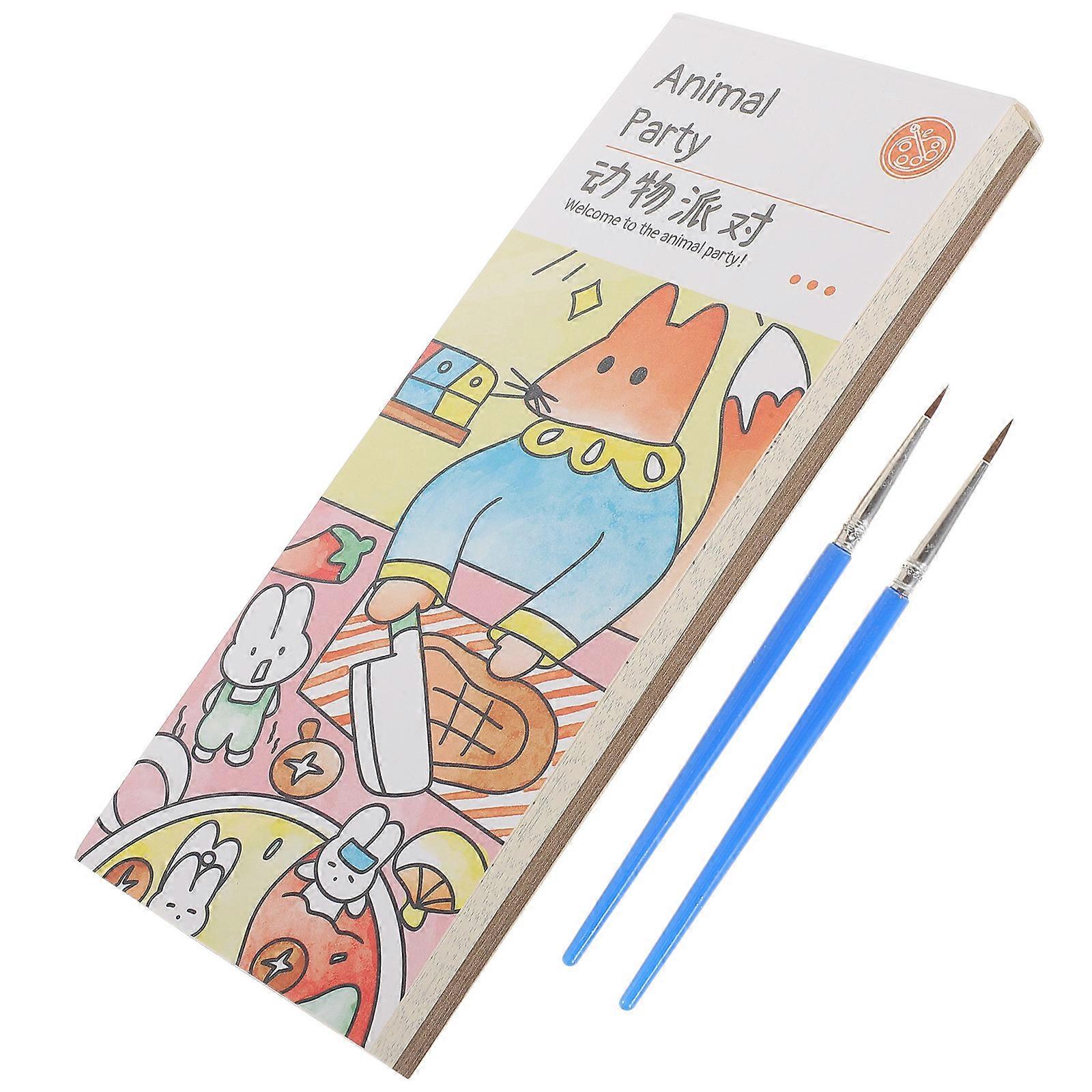1 Set of Toddler Painting Book Color Cognition Training Indoor Activities
