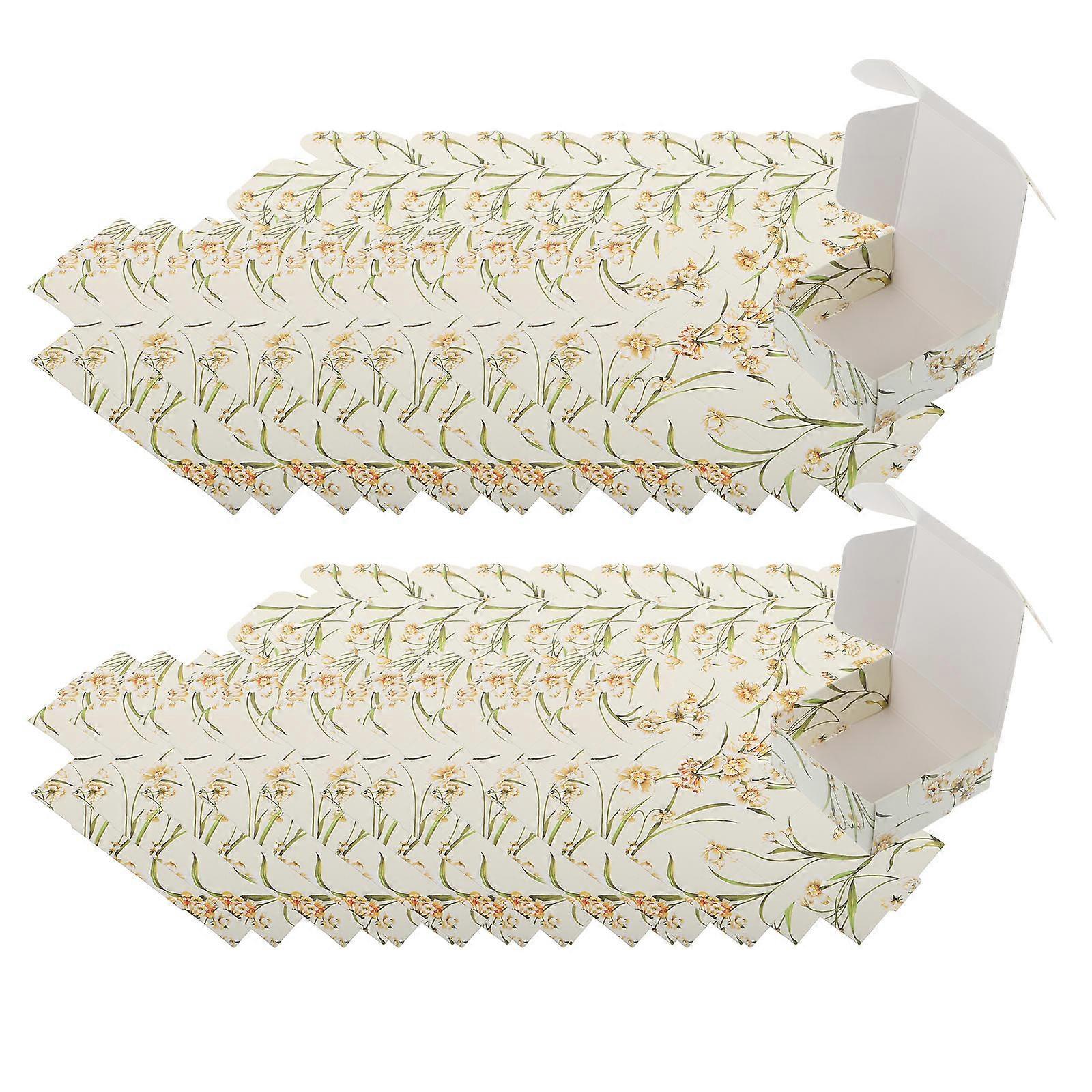 20Pcs Simple Design Handmade Soap Boxes Light Yellow For Packaging Suitable For Business Owners And Handmade Enthusiasts