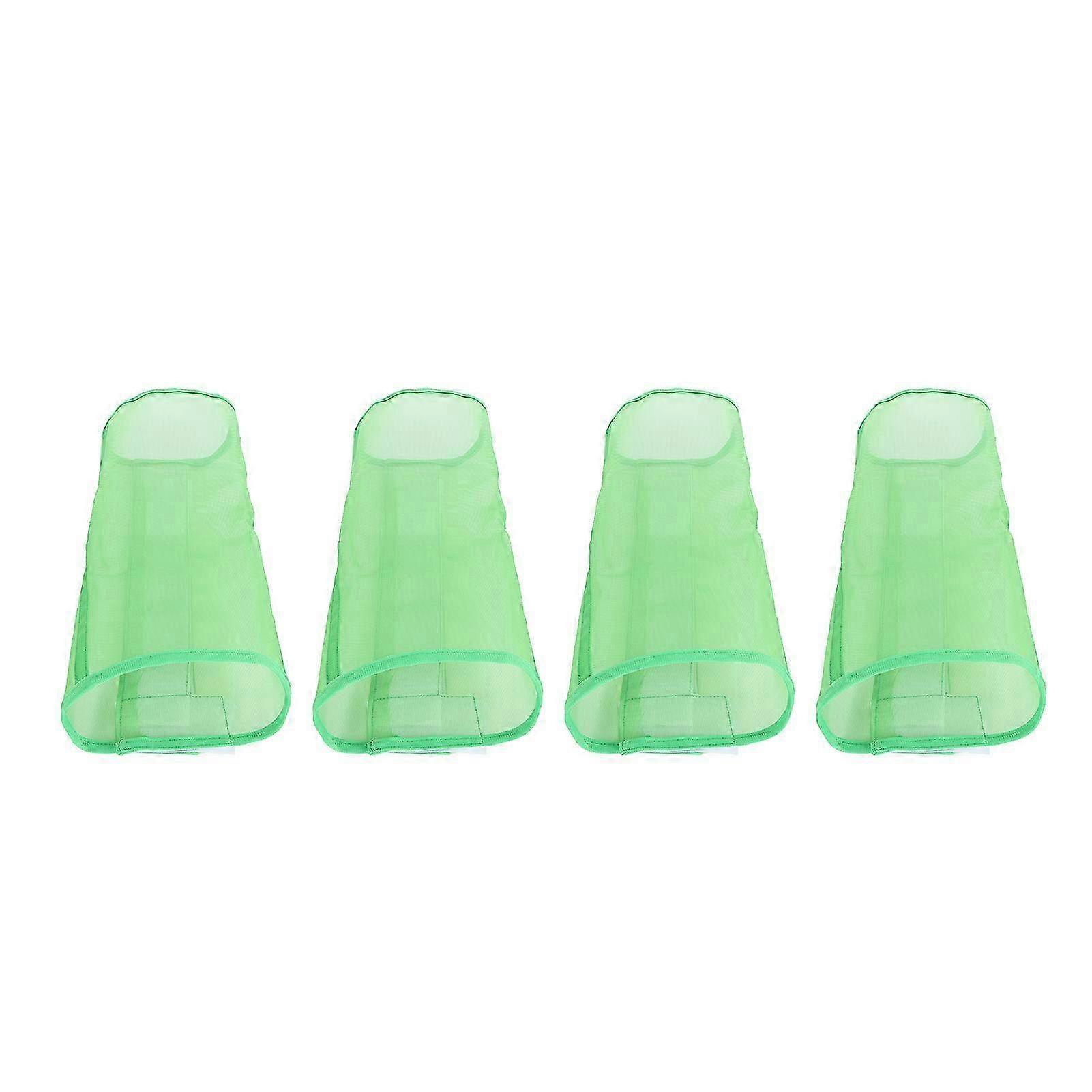 4 יחידות מגפי מגן רגליים מרשת נושמת לסוסים - עוטפים להקלה על לחץ פרסות ועייפות רגליים בצבע ירוק - הגנה עמידה לטיפול בסוסים