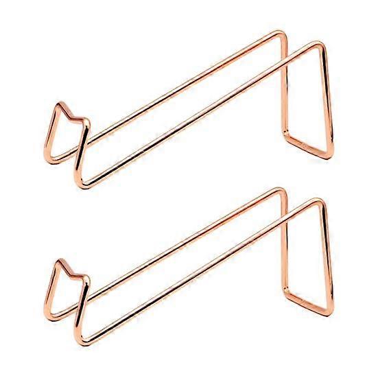 2Pcs Wine Bottle Holder Metal Wine Rack for Countertop Storage Space Saving Wine Display Stand Decorative Home Decoration