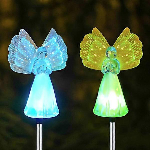 Solar Lights for Outdoor Use, 2-Pack Decorative Lights