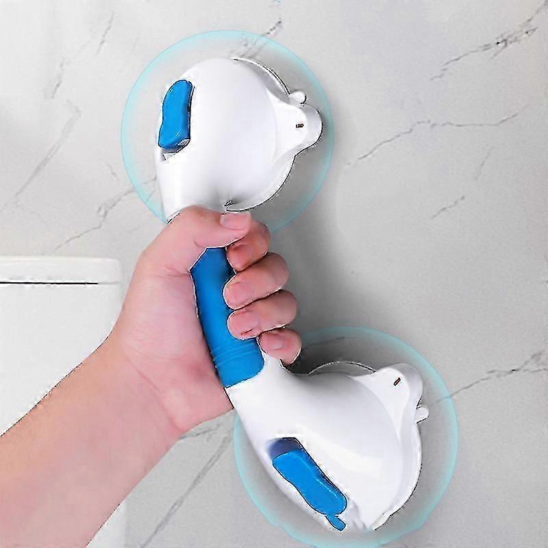 Non-Slip Suction Cup Grab Bars for Bathrooms, Easy Install Handrails for Seniors, Barrier-Free Support Railings