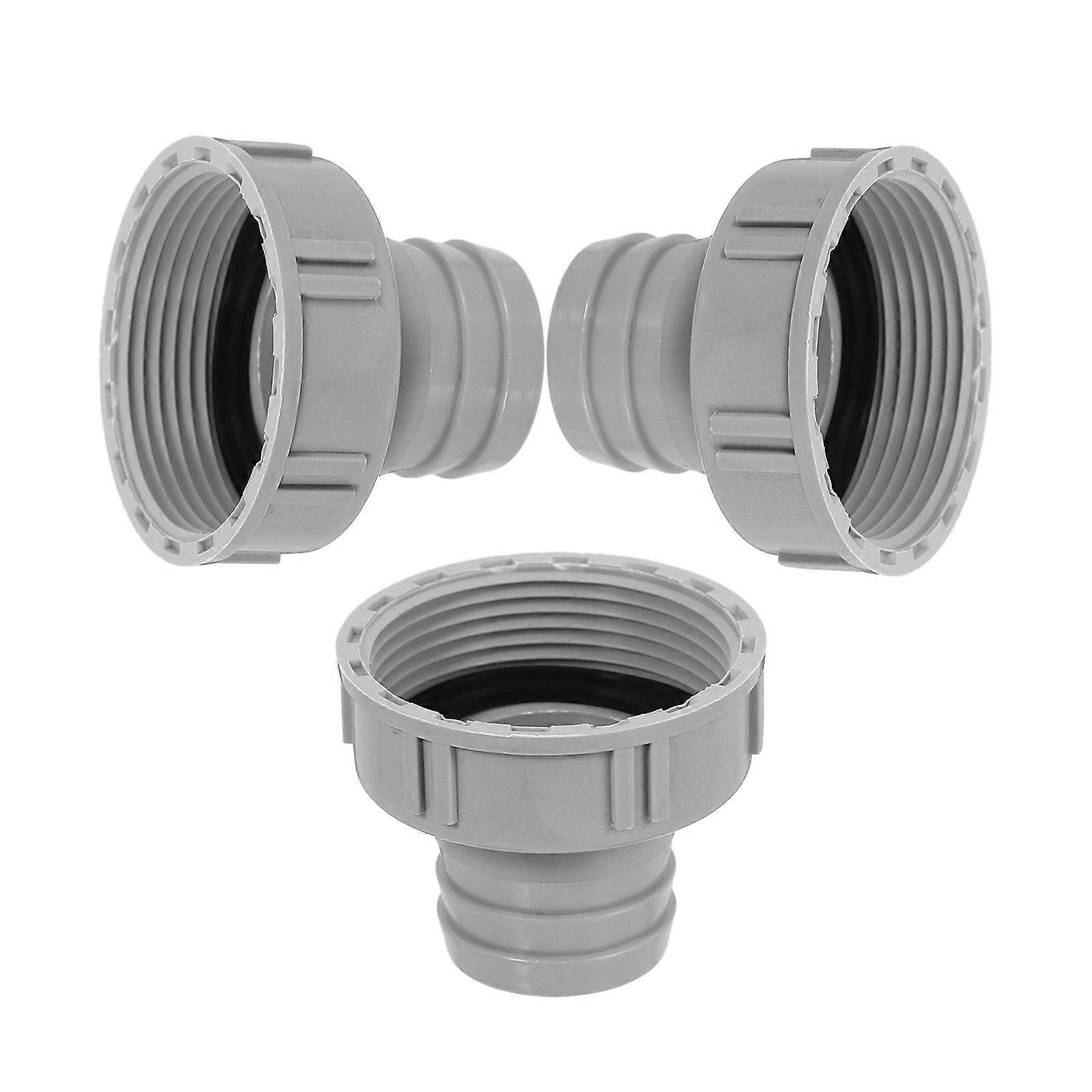 Hose Adapters Wash Basin Connector Hoses Adapters Bathroom Use PP Material Connecting Various Sink and Drain Pipe Setups 3Pcs