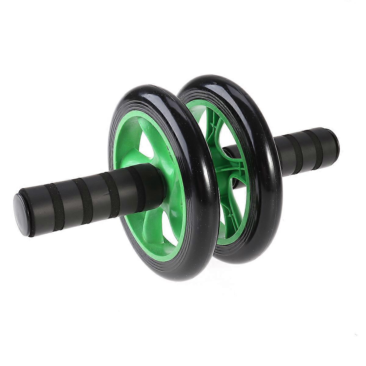 Green Ab Wheel Trainer with Knee Pad for Muscle Training and Perfect Core Workout 2