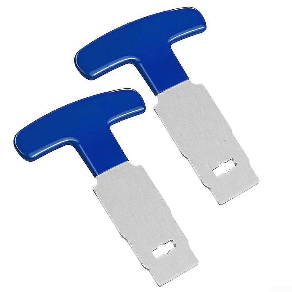 Ergonomic Pool Eyeball Removal Tool, Stainless Steel Construction, 2-Pack, Durable and Efficient Design