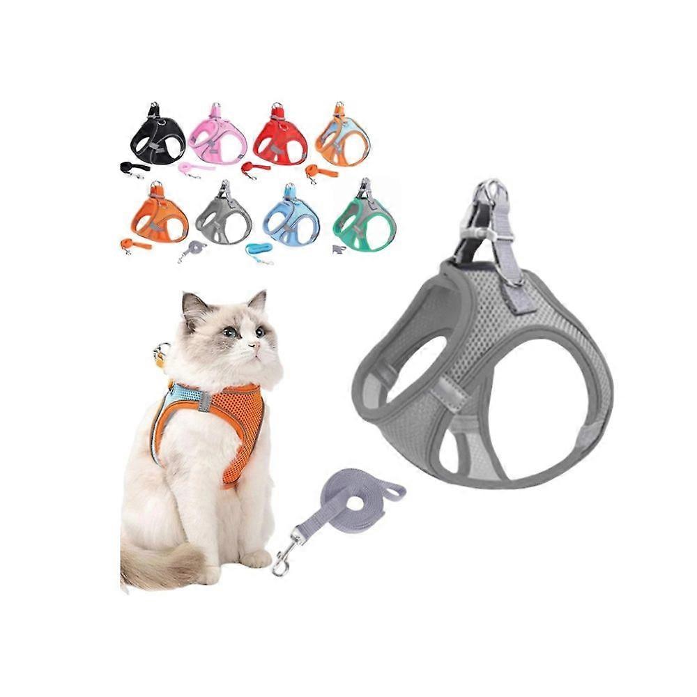 Stimuli Cat Harness,Soft Breathable Adjustable No Choke No Pull Escape Proof