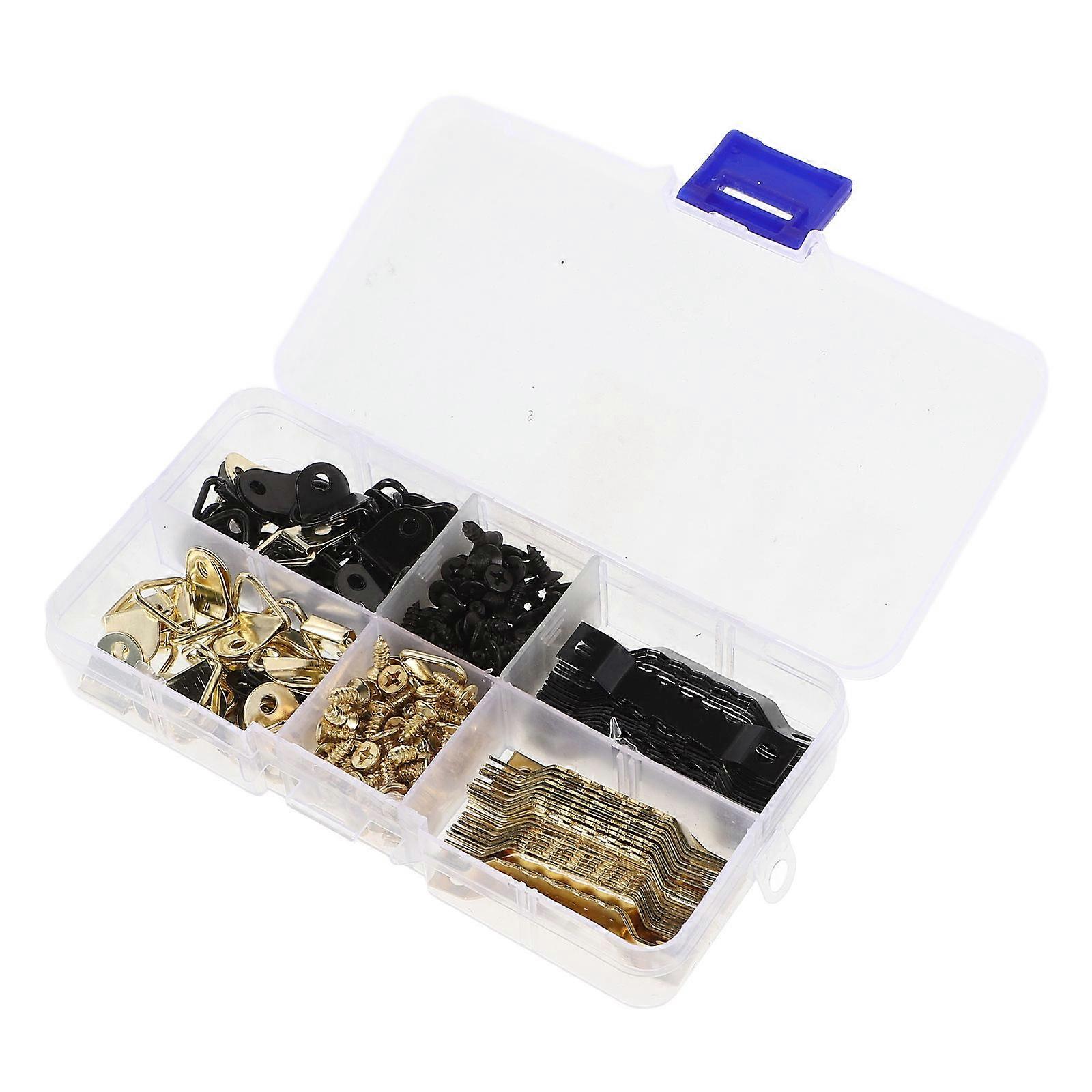 Stylish Gold Finish Picture Hanging Tool Set Office Use Heavy Duty Functionality 1 Set