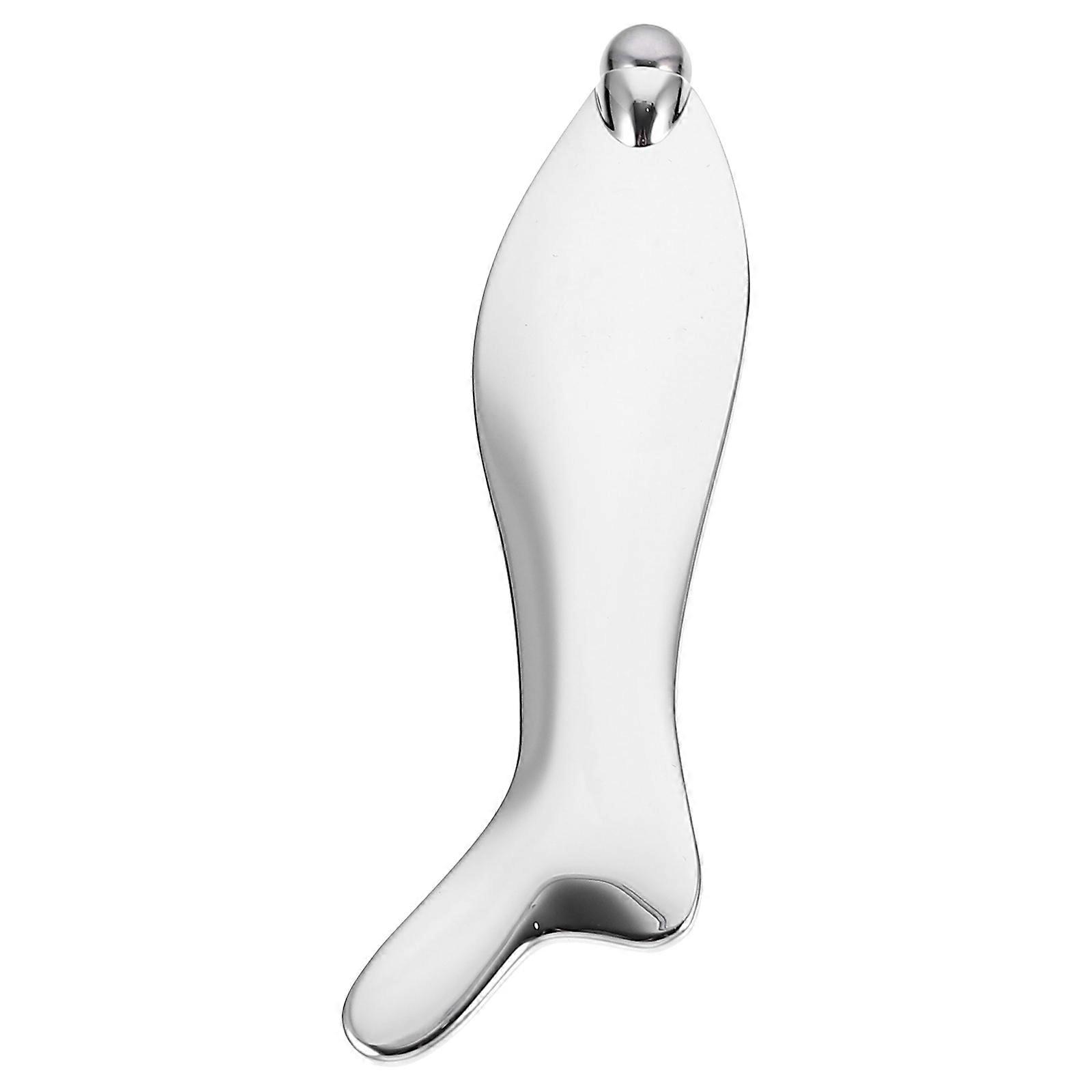 Massage Tool Gua Sha Board Massaging Scraping Tool For Health Enthusiasts With Silver Wear Resistant Materials 1Pcs