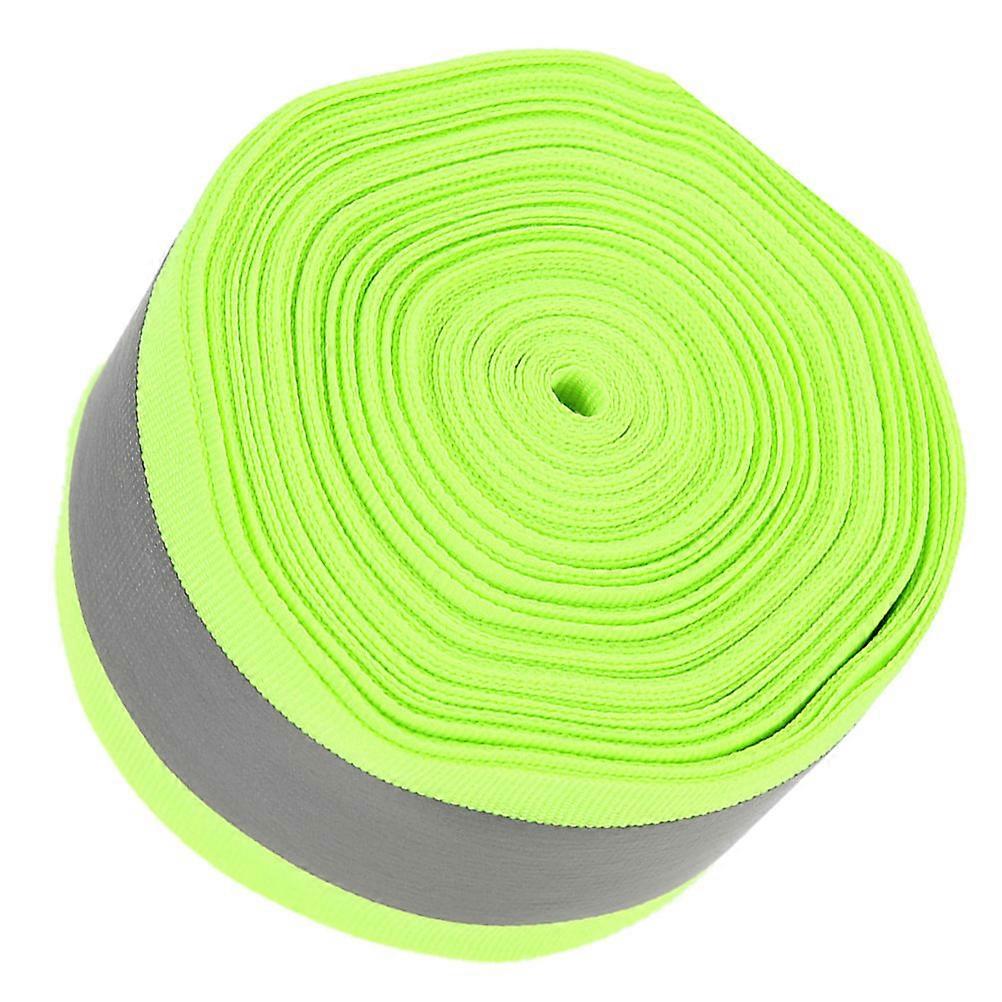 Fluorescent Reflective Fabric Strip for Clothing, Sew In Safety Webbing Tape for Raincoats, Backpacks – Enhances Nighttime Visibility