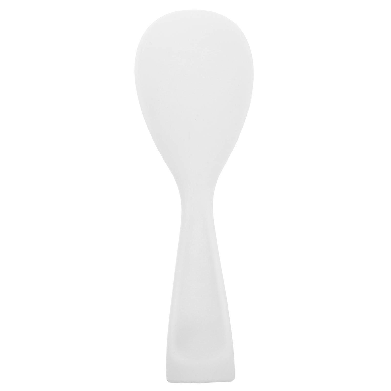 Heat Resistant Rice Spatula For Daily Cooking Tasks Kitchen Tool With White Color Nonstick 1Set
