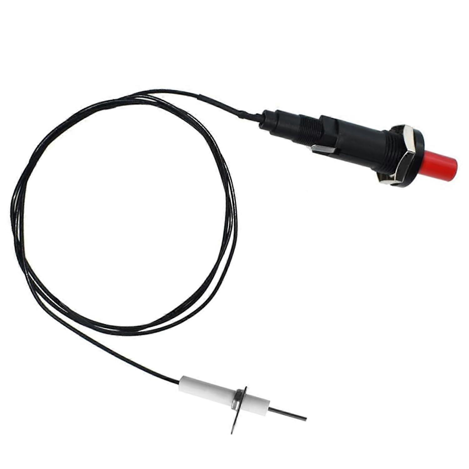 Propane Piezo Igniter Set With Push Button, Ceramic-Electrode Ignition For Gas Fireplaces, Ovens, Heaters