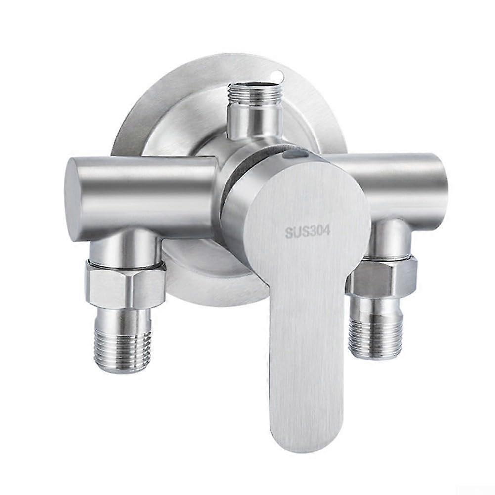 Wall Mounted Shower Faucet 304 Stainless Steel Mixer Valve Single Handle For Cold And Hot Water