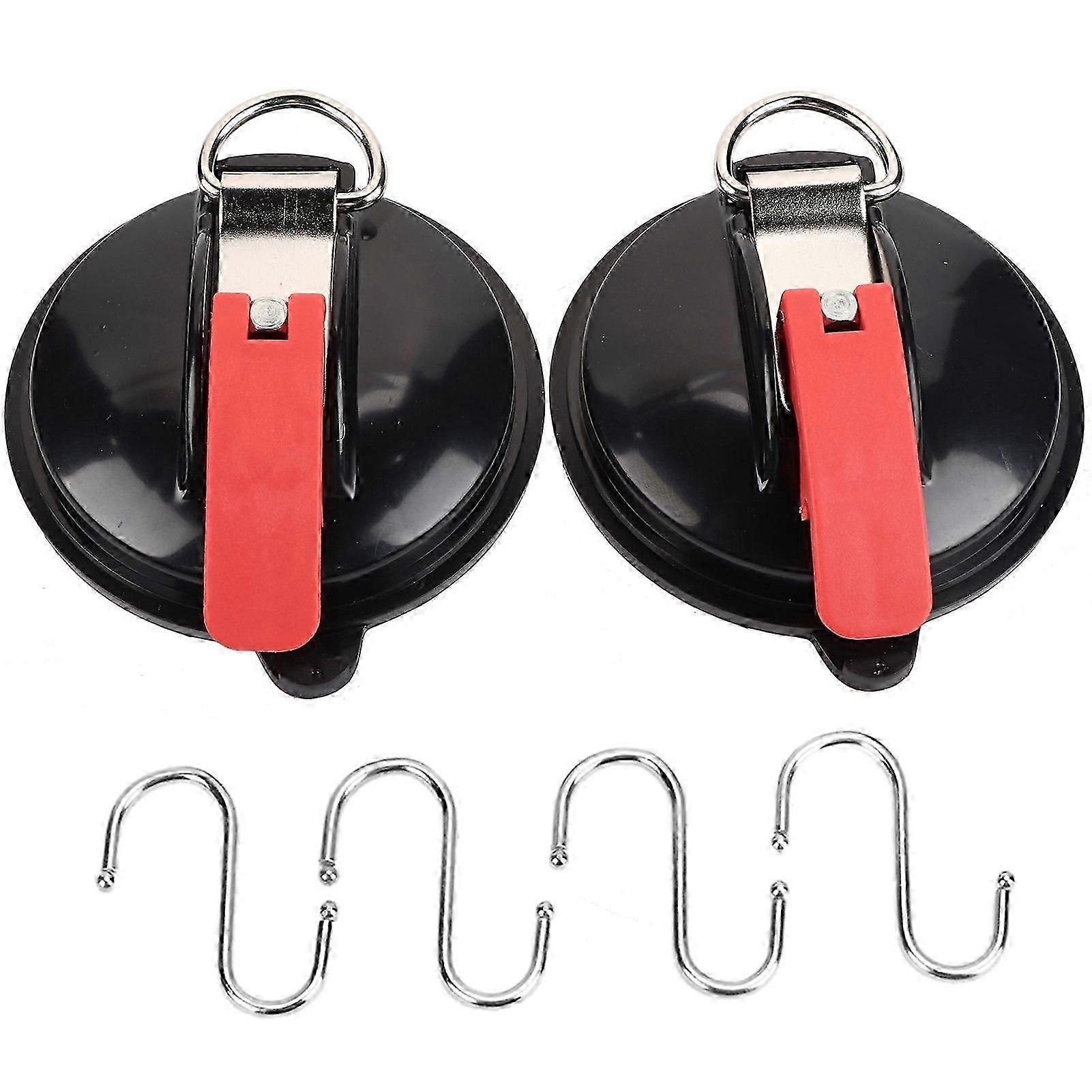 car suction cup with S hook for multi function tensioning