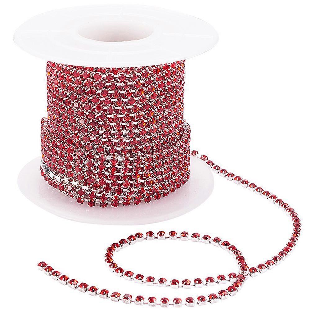 Rhinestone Chain for Novices and Experienced Red 1Roll