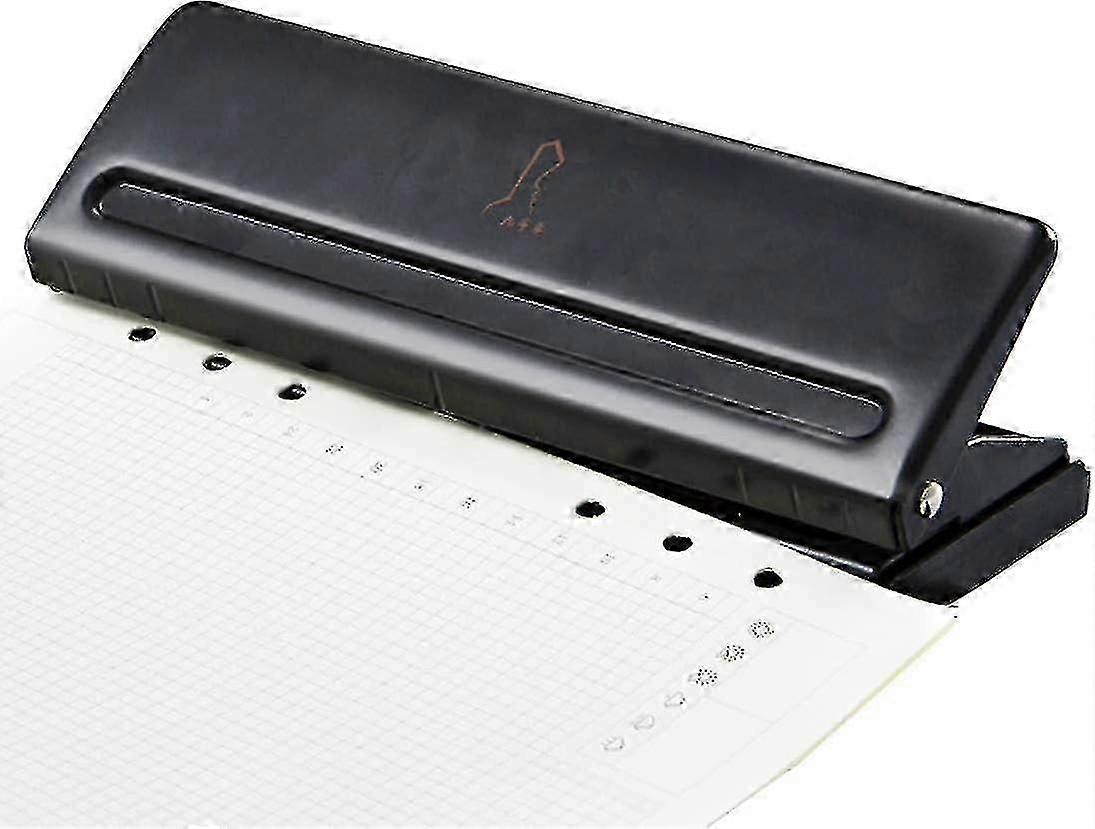 Industrial 6 Hole Punch Binder Hole Punch 6 hole pitch adjustable hole punch for magazine/document-Good