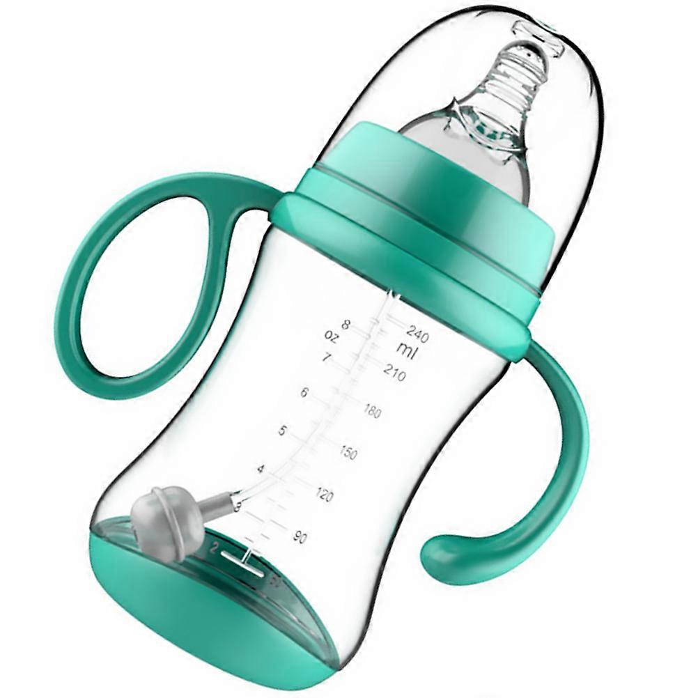 Breastfeeding Bottle for Travel Use in Green Color Featuring Heat Resistant Design Made of Pp 1Pcs