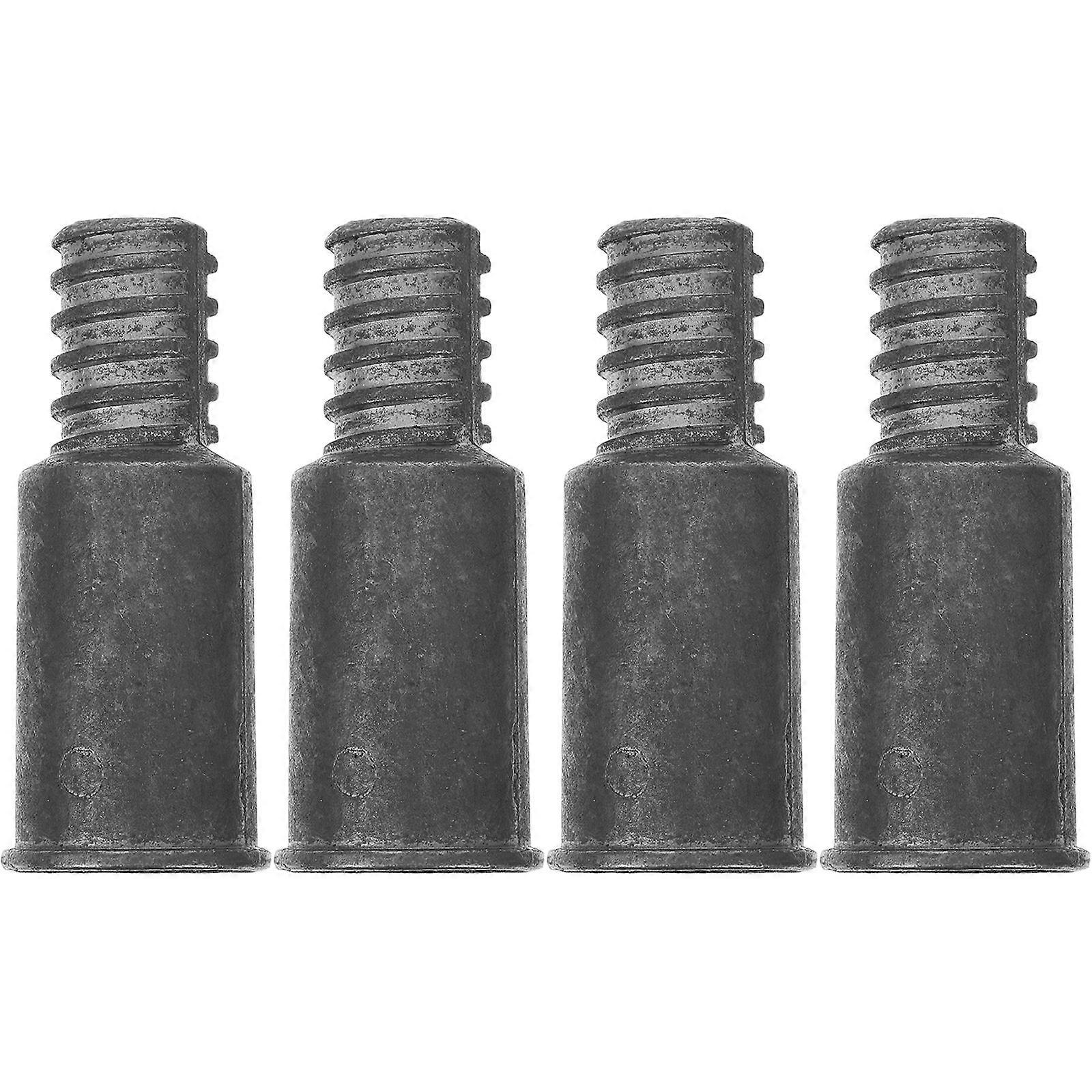 4pcs Mop Pole Handle Part Mop Handle Rod Tip Mop Handle Accessory Duster Handle Accessory Mop Pole Threaded Tip Mop Extension Rod Threaded Tip