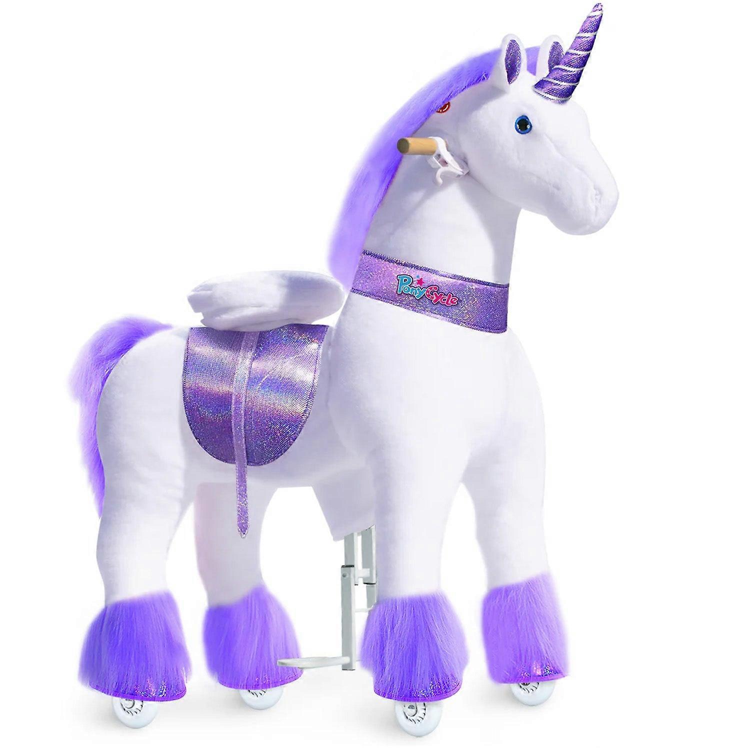PonyCycle® Model U Ride On Unicorn Size 5 For Age 7+ Purple