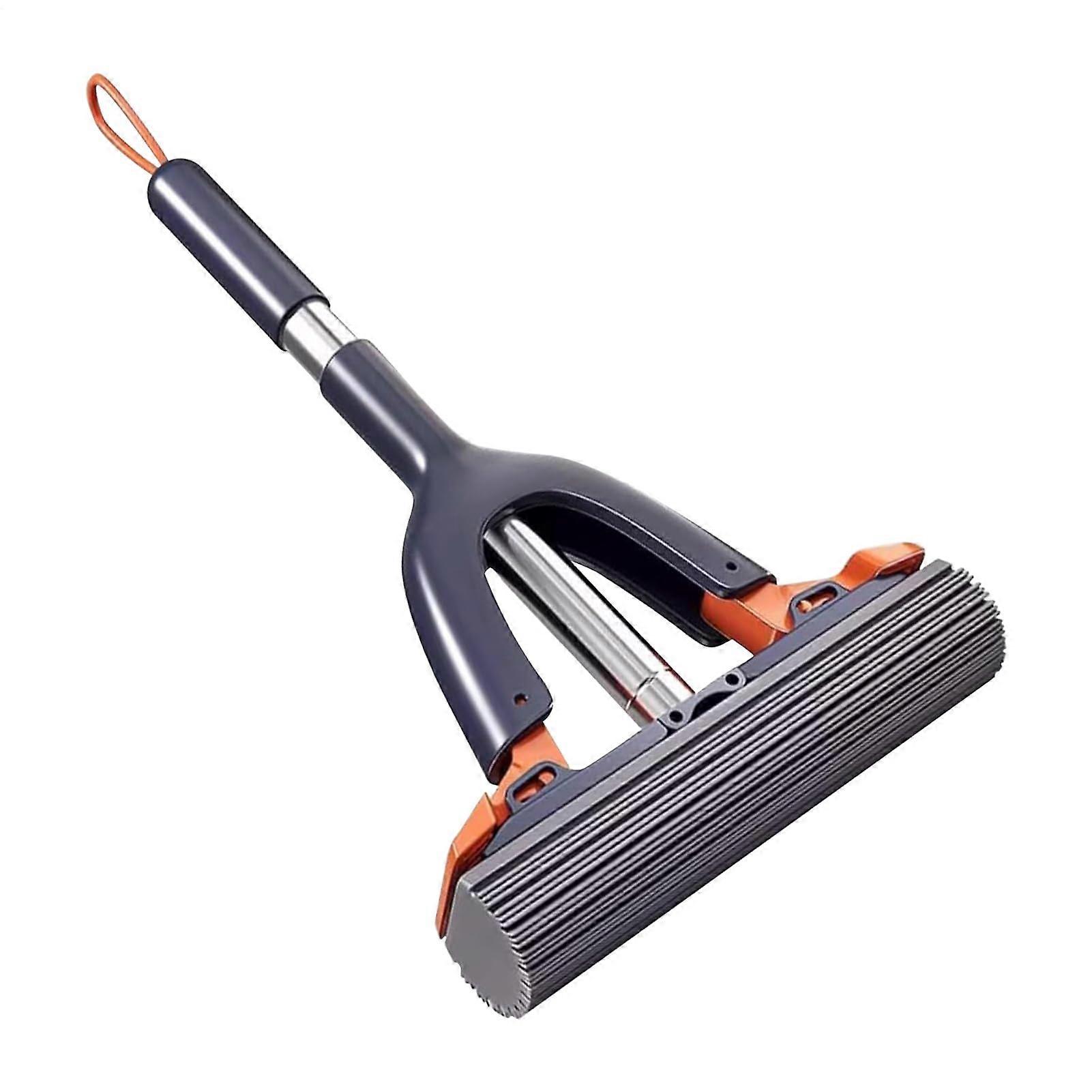 Mini Mopp Portable Self-Wringing Mop | High Absorbency Floor Cleaning Device for Tiles in Bathroom