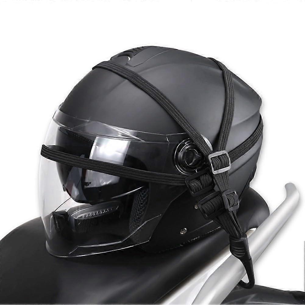 Elastic net holder for motorcycle luggage, with hooks for easy installation (60 cm)