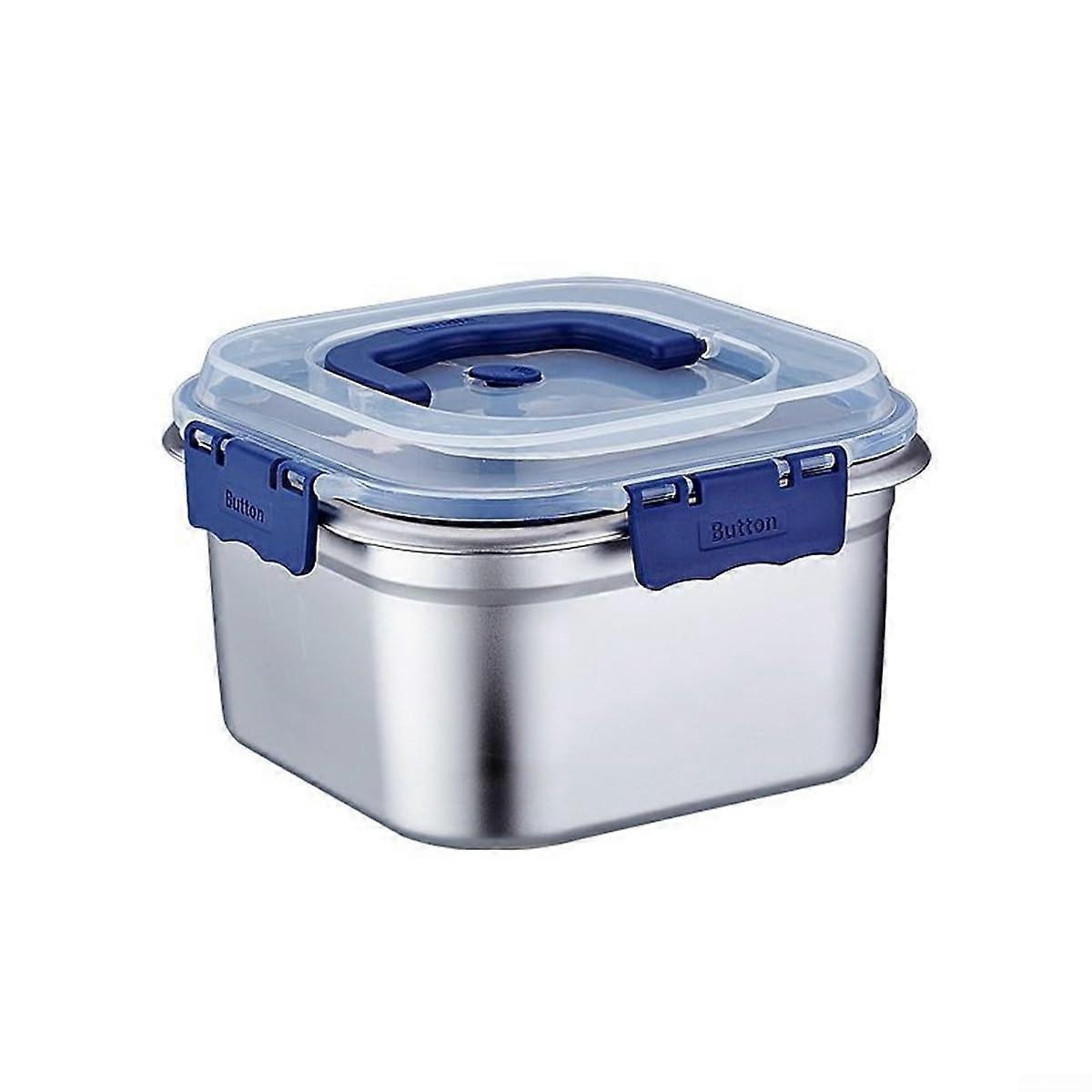 Food containers made of stainless steel with silicone seals for safe use (2600 ml) 2600ML