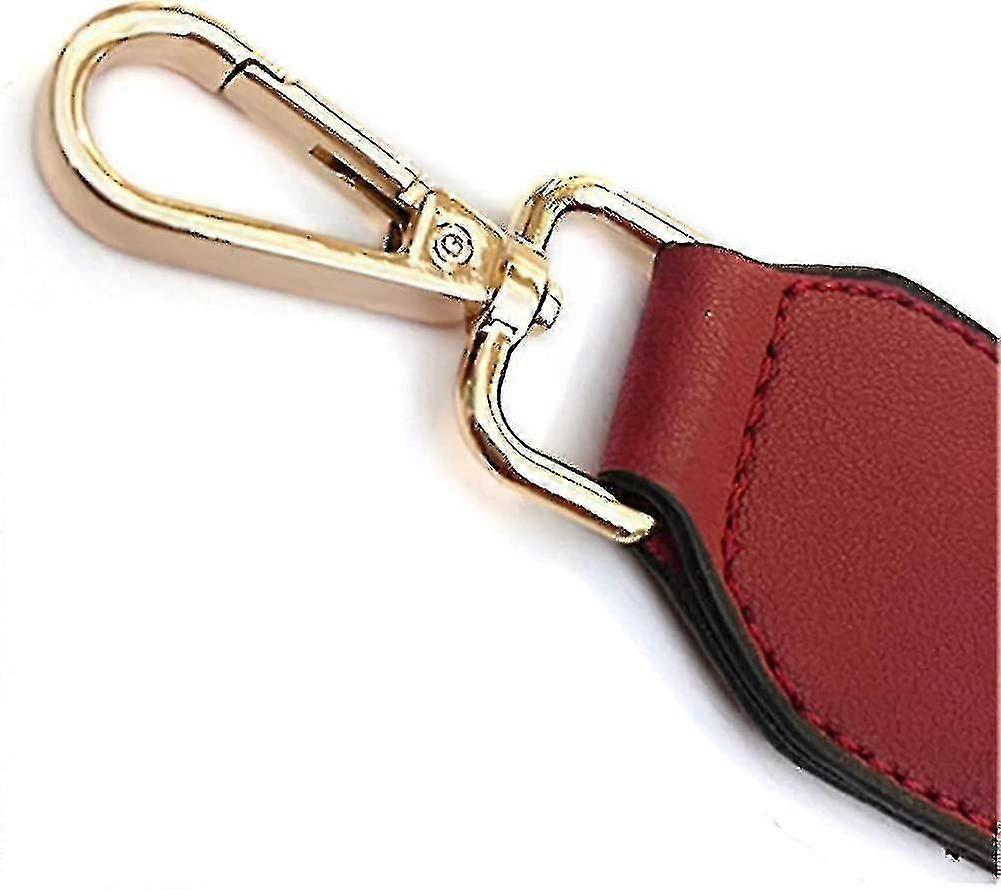 Belt Replacement. Adjustable Wide Shoulder Strap Replacement Crossbody Wallet Strap (1 Piece) Red