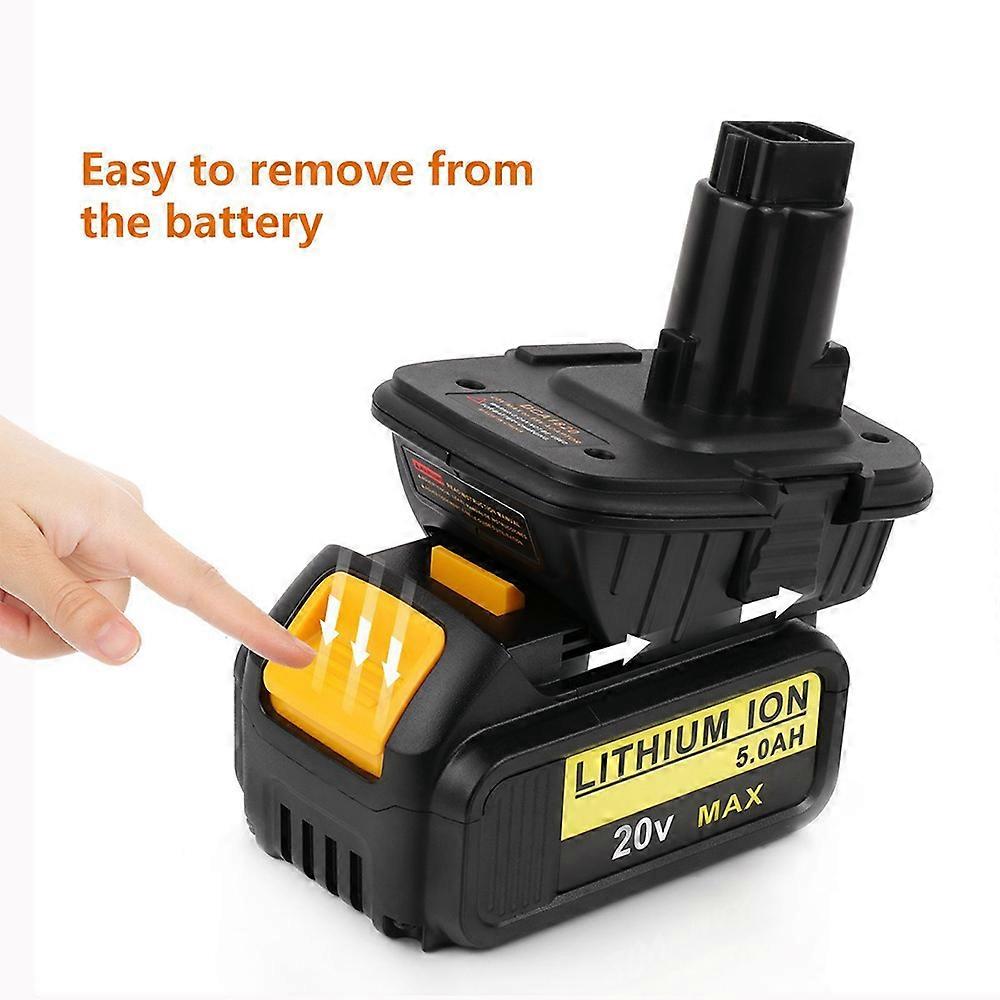 20V Battery Adapter DCA1820 for Dewalt 18V Tools Converts 20V Lithium Battery to 18V Compatible with DC9096 DC9098 DE9096